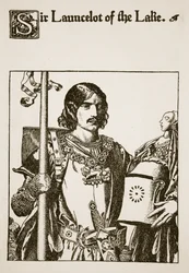 Sir Launcelot vom See, Illustration aus 